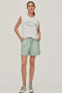 Camiseta Con Logo Y Frunces^Pedro del Hierro Hot