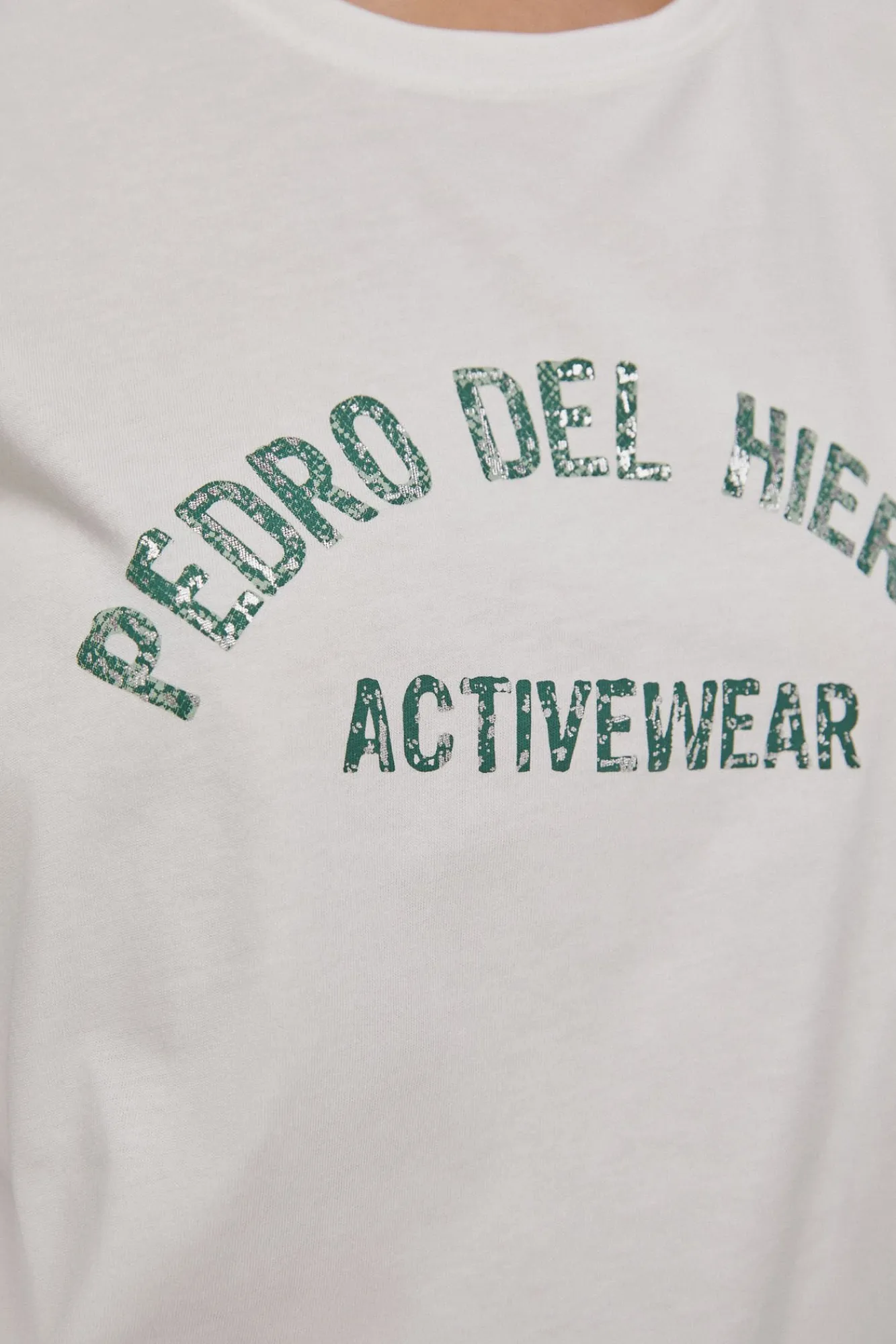 Camiseta Con Logo Y Frunces^Pedro del Hierro Hot