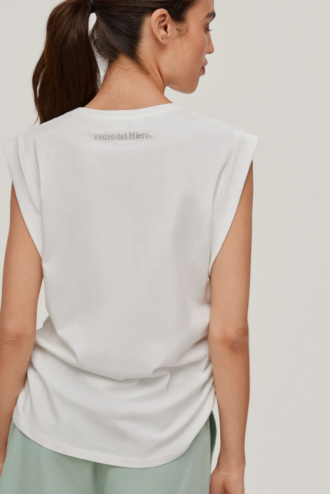 Camiseta Con Logo Y Frunces^Pedro del Hierro Hot