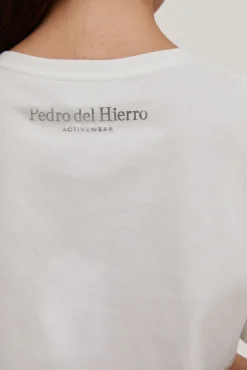 Camiseta Con Logo Y Frunces^Pedro del Hierro Hot