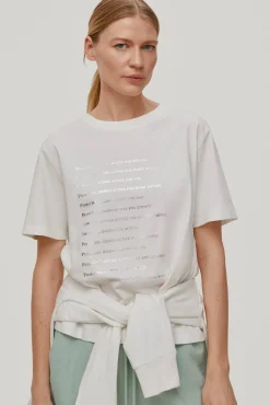 Camiseta De Algodon Con Logo^Pedro del Hierro Best