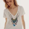 Camiseta De Manga Corta Con Estampado Posicionado^Slowlove Best Sale