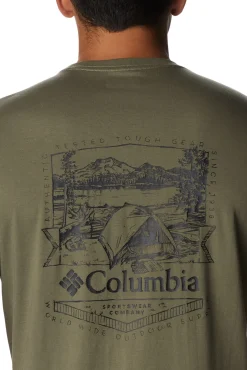 Camiseta De Manga Corta Con Estampado En La Espalda Rockaway River™ Para Hombre^Columbia Store