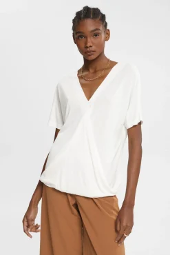 Camiseta Efecto Cruzado Con Tencel™^Esprit Online