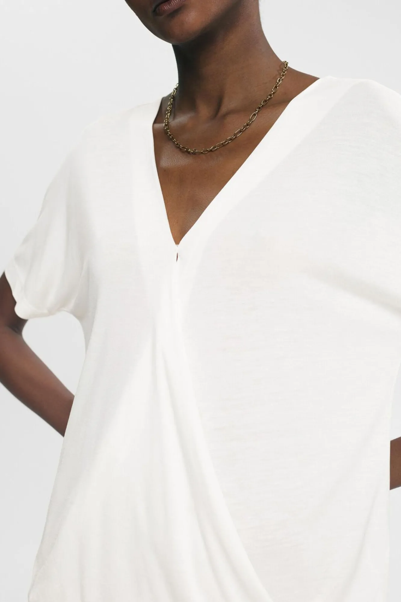 Camiseta Efecto Cruzado Con Tencel™^Esprit Online