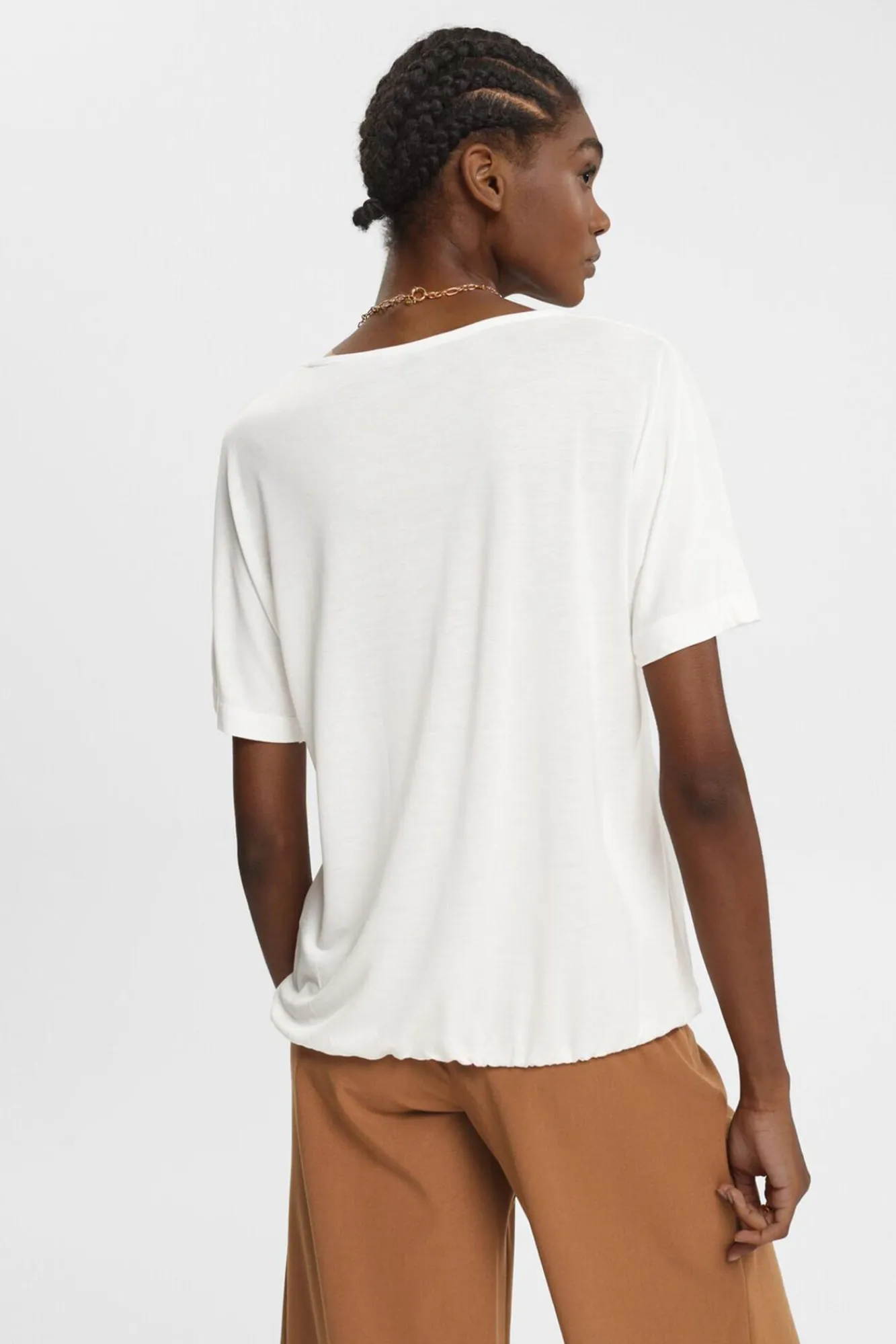 Camiseta Efecto Cruzado Con Tencel™^Esprit Online