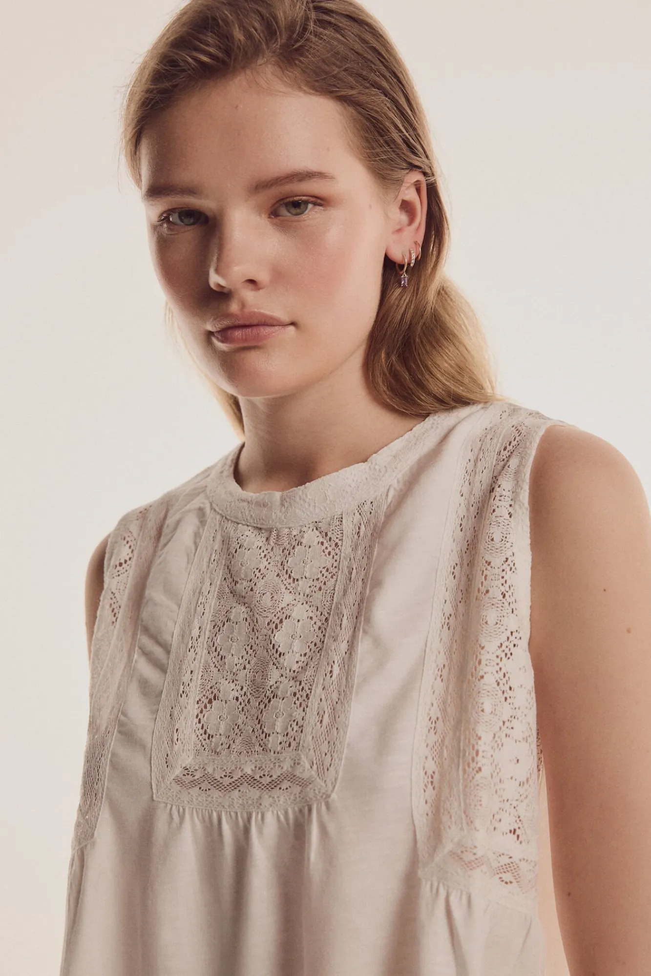 Camiseta Encaje^Pedro del Hierro New