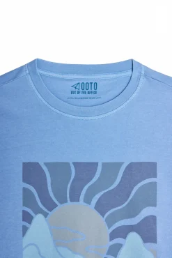 Camiseta Grafica Puesta De Sol Delantero^Ooto Cheap