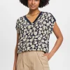 Camiseta Holgada Estampada Viscosa^Esprit Fashion