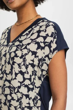 Camiseta Holgada Estampada Viscosa^Esprit Fashion