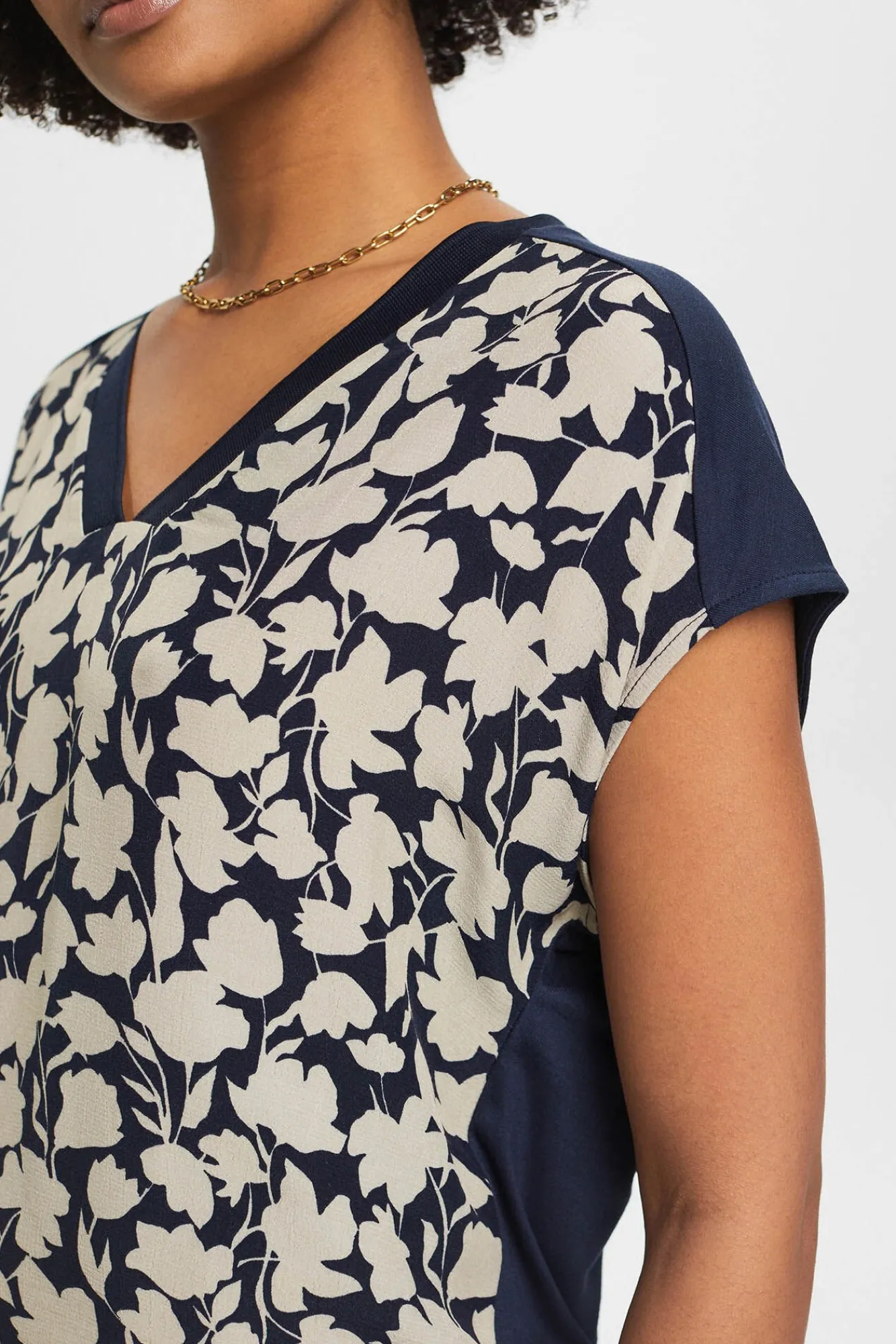 Camiseta Holgada Estampada Viscosa^Esprit Fashion