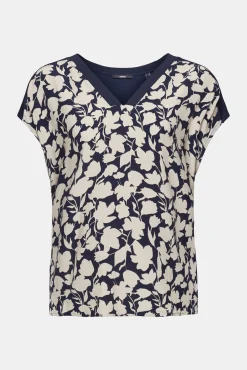 Camiseta Holgada Estampada Viscosa^Esprit Fashion