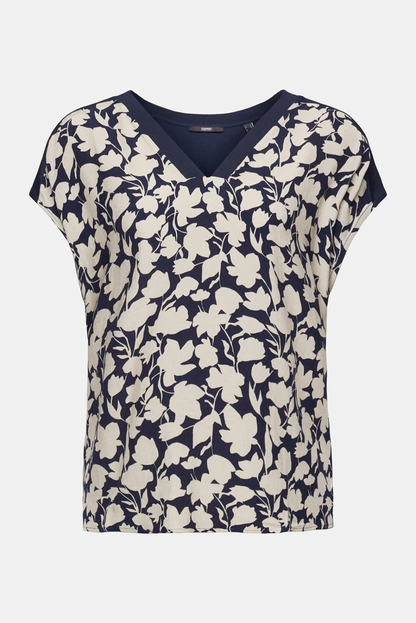 Camiseta Holgada Estampada Viscosa^Esprit Fashion