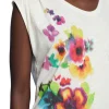 Camiseta Lino Manga Corta Estampada^Esprit Online