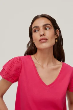 Camiseta Lisa Manga Corta Calado^Pedro del Hierro Shop