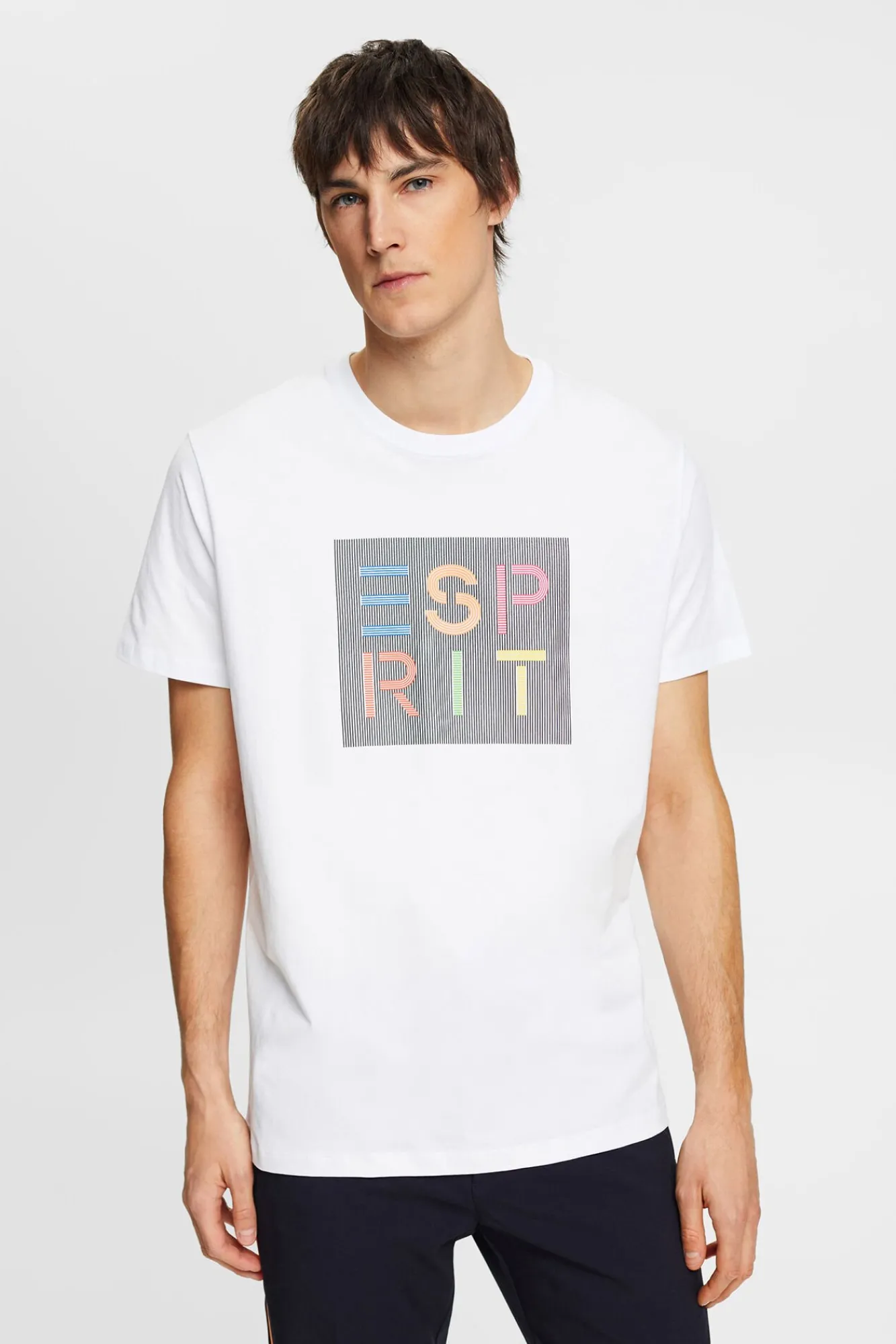 Camiseta Logo Multicolor Algodon^Esprit Cheap