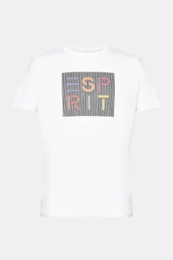 Camiseta Logo Multicolor Algodon^Esprit Cheap