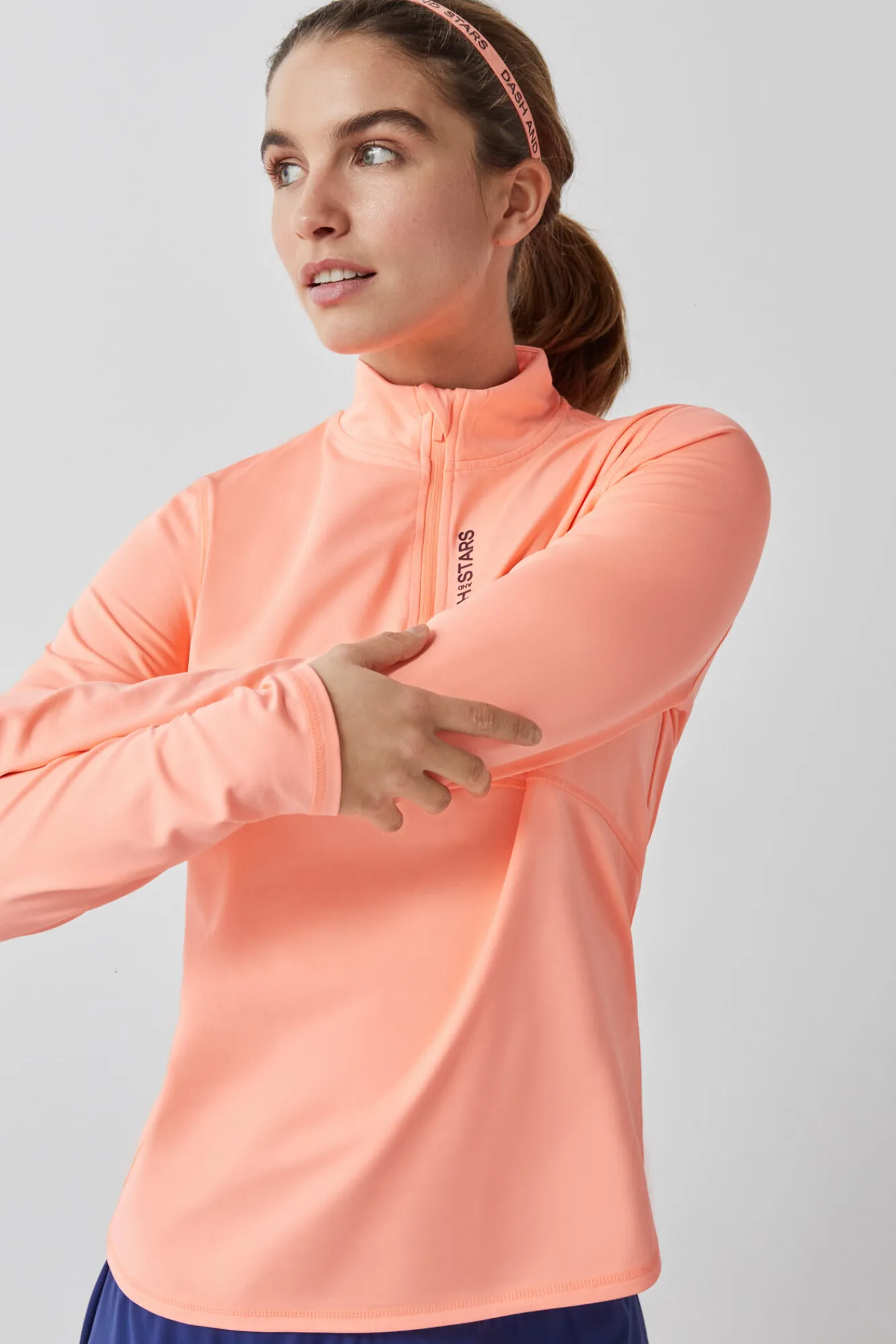Camiseta Manga Larga Naranja^Dash and Stars Cheap