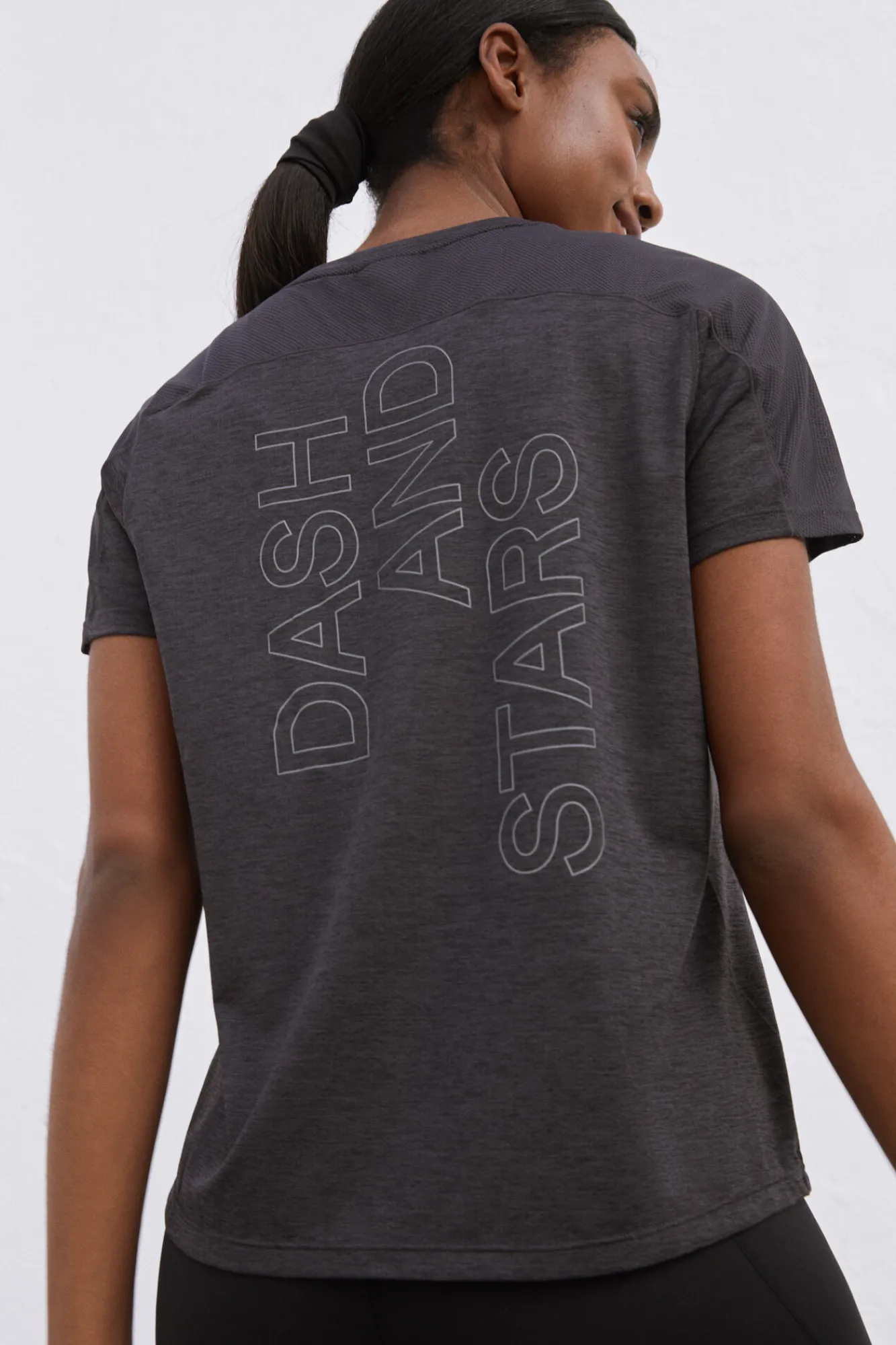 Camiseta Negra Ultraligera^Dash and Stars Sale