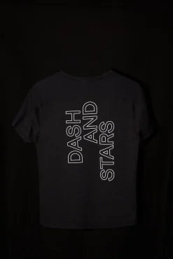 Camiseta Negra Ultraligera^Dash and Stars Sale