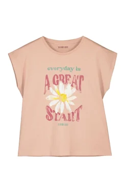 Camiseta Oversize Con Grafico Posicionado^Slowlove Online
