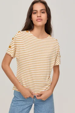 Camiseta Rayas Botones^Pedro del Hierro Sale