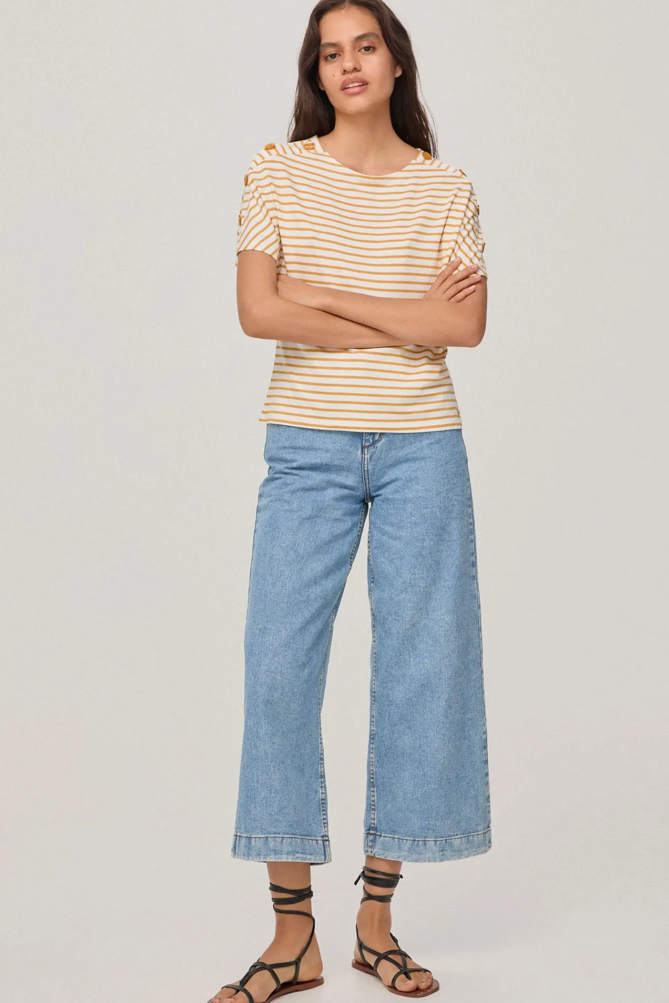 Camiseta Rayas Botones^Pedro del Hierro Sale