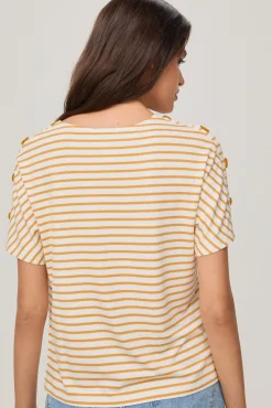 Camiseta Rayas Botones^Pedro del Hierro Sale