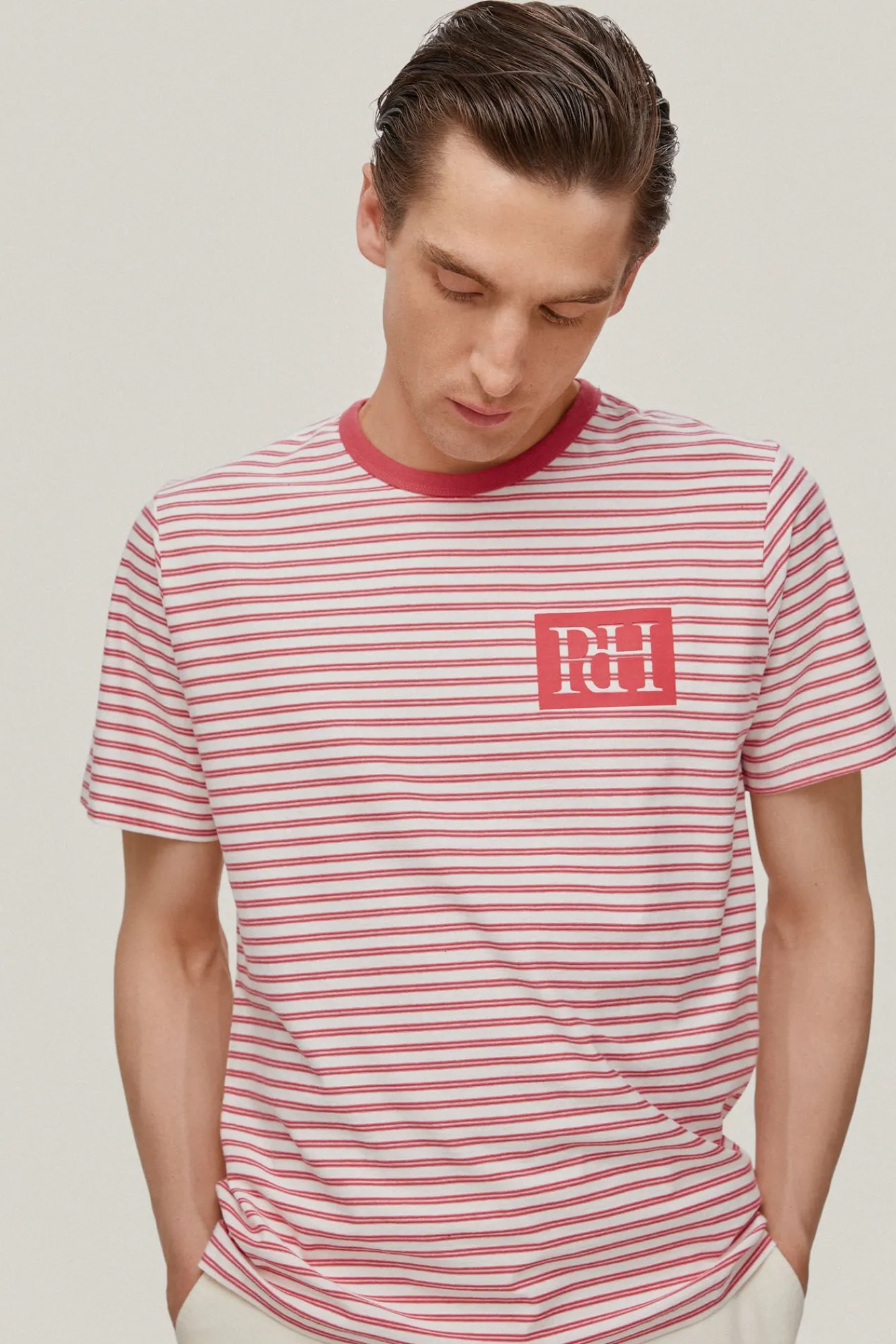Camiseta Rayas Logo^Pedro del Hierro Cheap