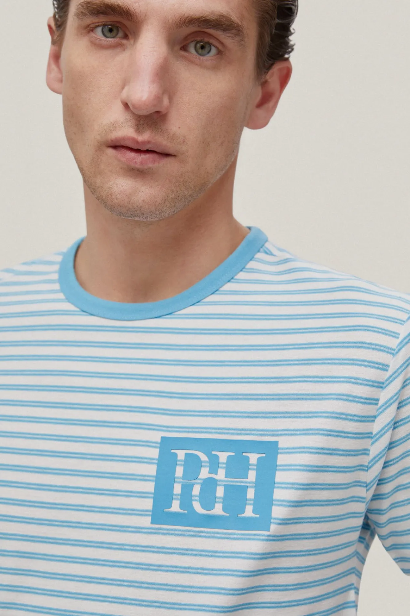 Camiseta Rayas Logo^Pedro del Hierro Store