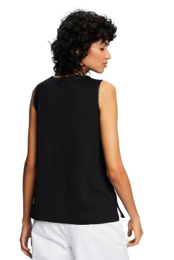 Camiseta Sin Mangas Cuello Pico Tencel™^Esprit Sale