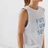 Camiseta Tirantes 100% Algodon Blanco^Dash and Stars Fashion