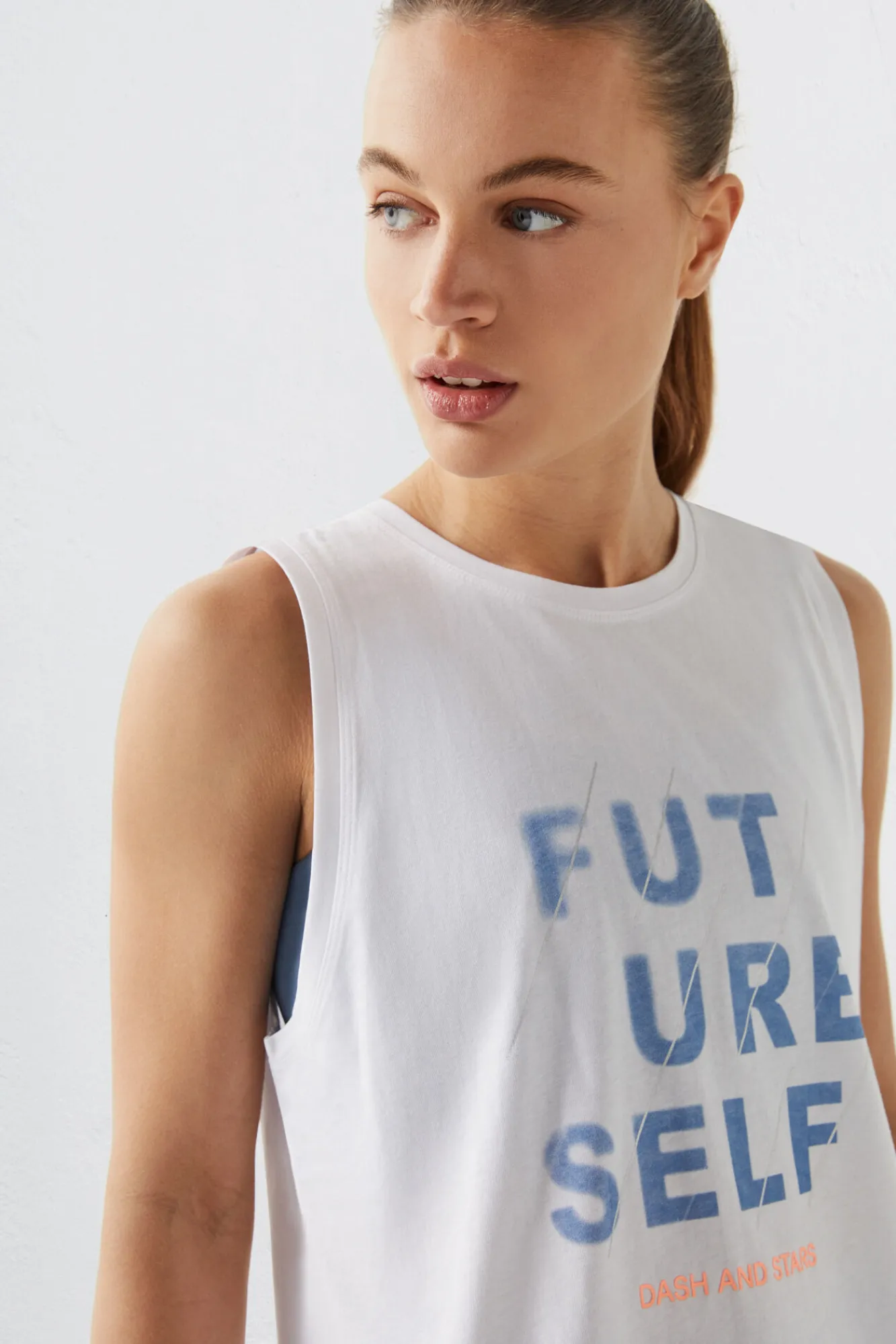 Camiseta Tirantes 100% Algodon Blanco^Dash and Stars Fashion