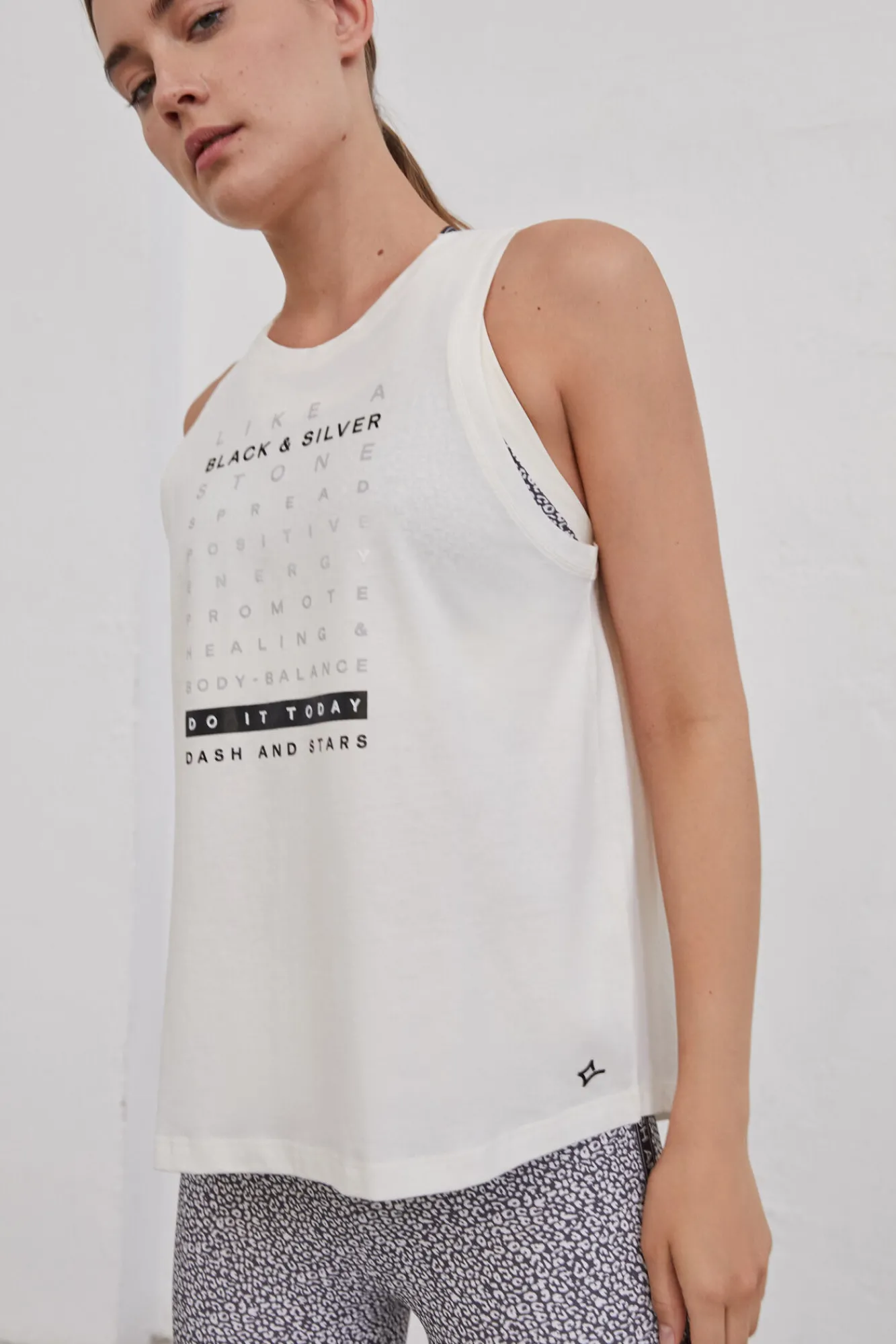 Camiseta Tirantes 100% Algodon Blanco^Dash and Stars Sale