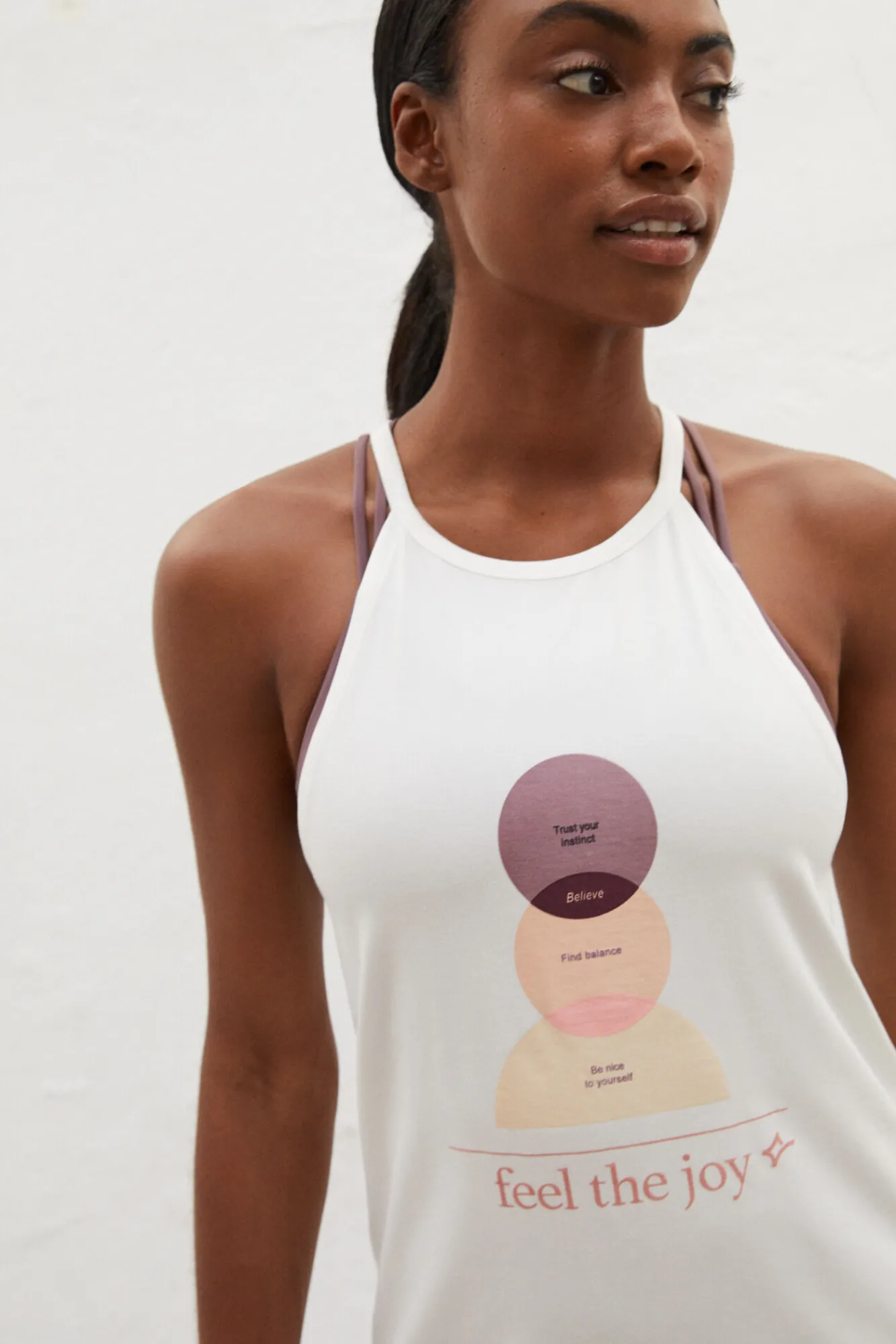 Camiseta Tirantes Halter Blanca^Dash and Stars Best Sale