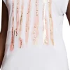 Camiseta Viscosa Manga Corta Con Lentejuelas^Esprit Discount