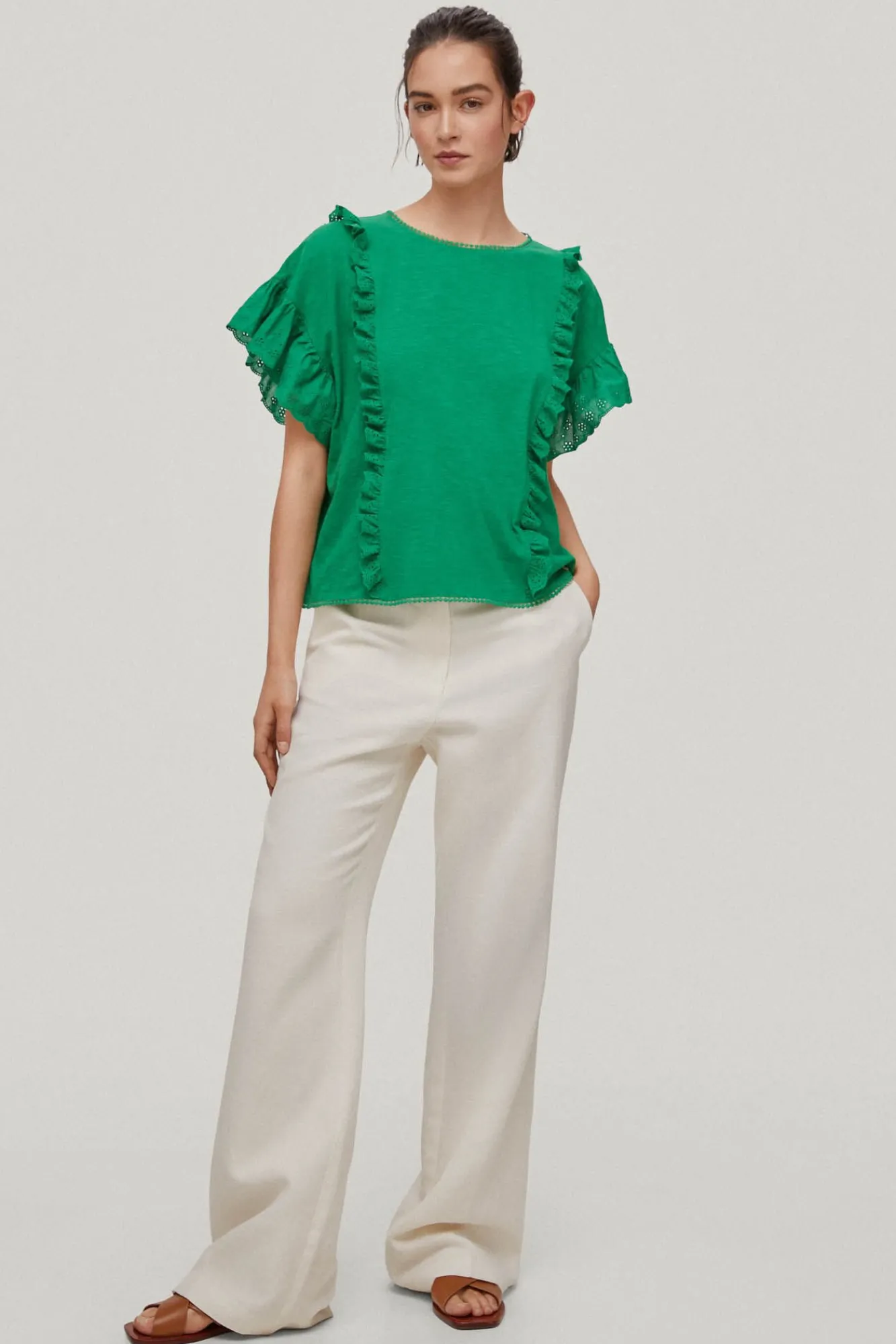 Camiseta Volante Combinada^Pedro del Hierro New