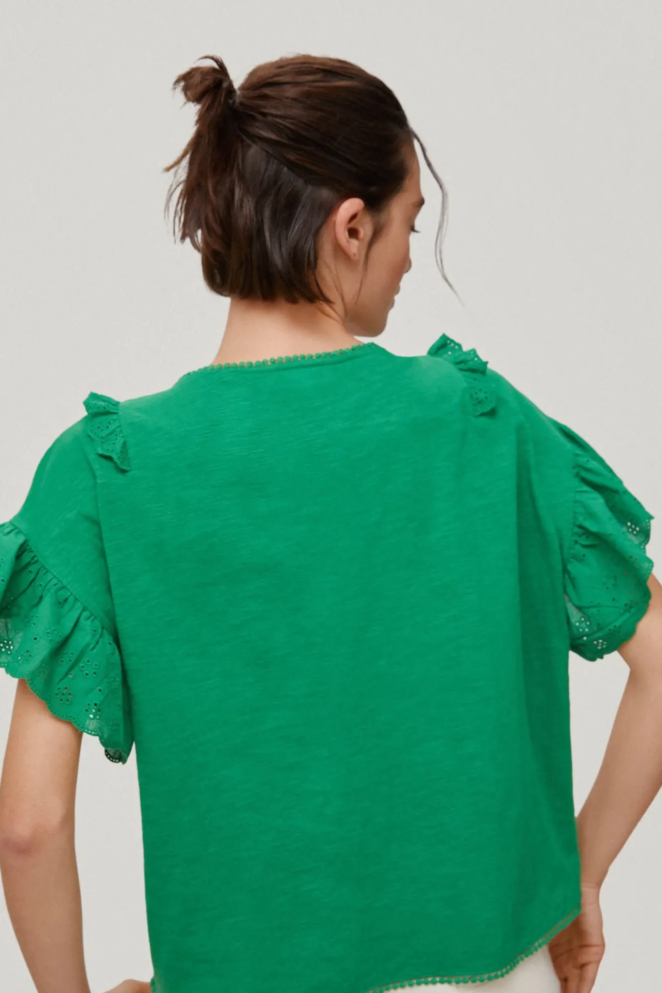 Camiseta Volante Combinada^Pedro del Hierro New