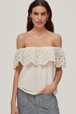 Camiseta Volante Crochet^Pedro del Hierro Sale