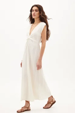 Canela. Vestido Midi De Punto^Hoss Intropia Discount