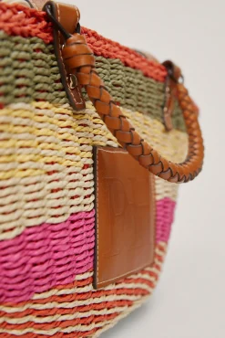 Capazo Rayas De Rafia Multicolor^Pedro del Hierro Store
