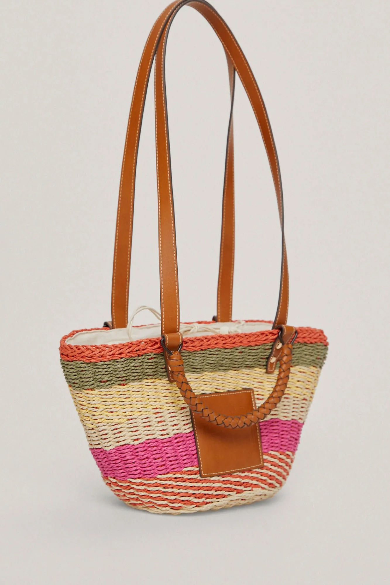 Capazo Rayas De Rafia Multicolor^Pedro del Hierro Store