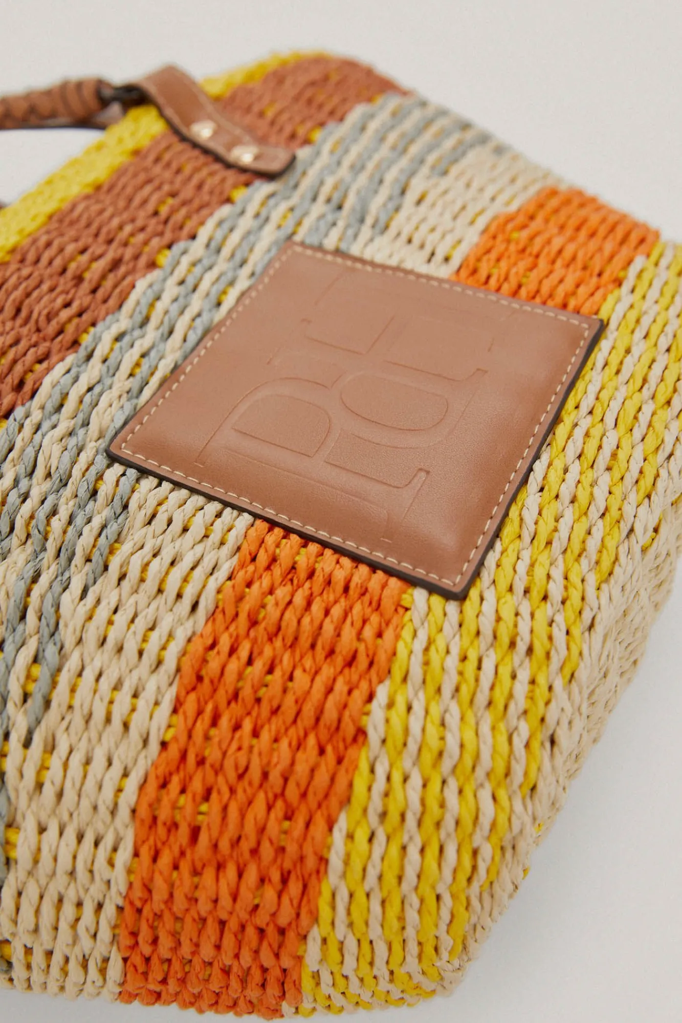 Capazo Rayas De Rafia Multicolor^Pedro del Hierro Cheap