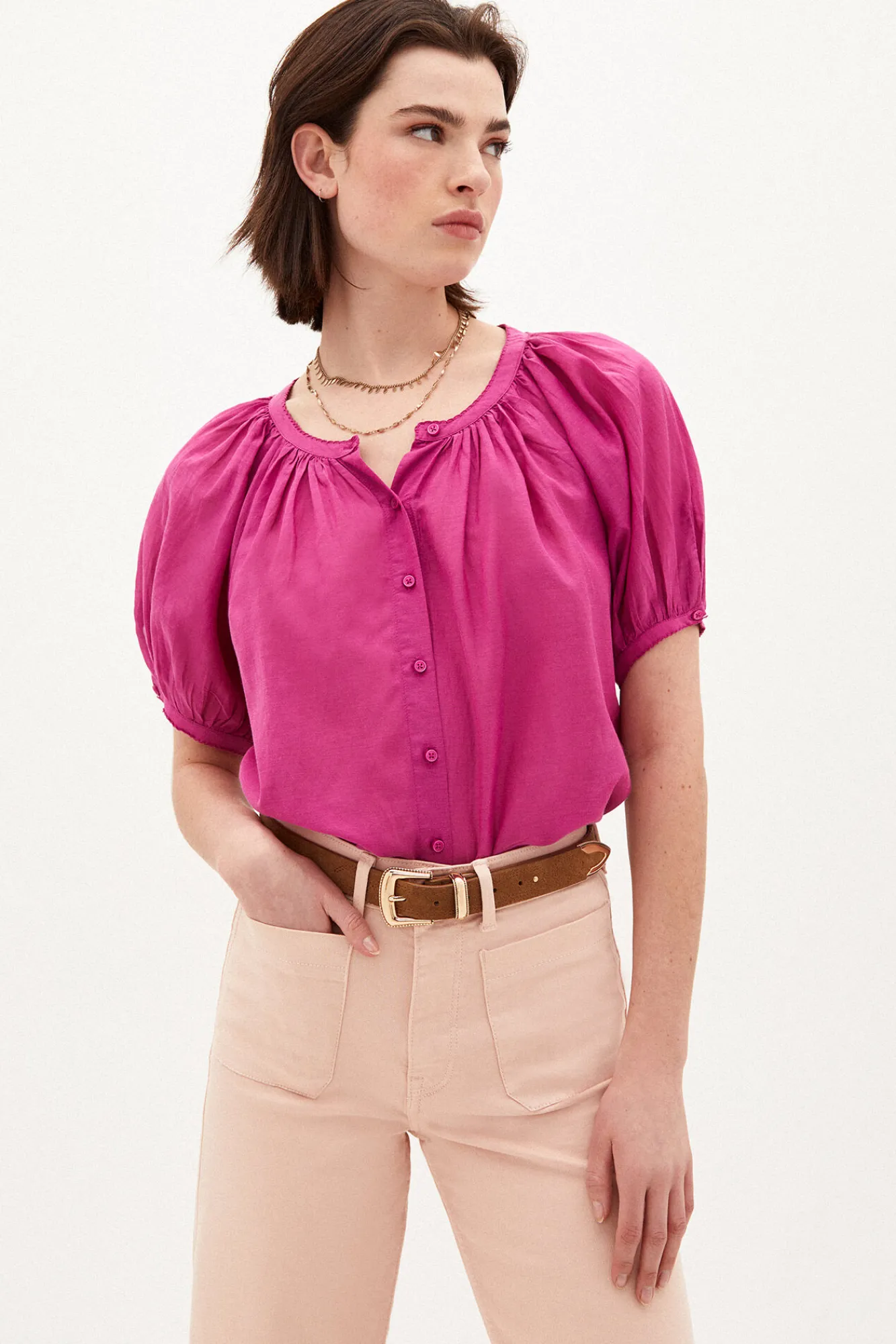 Cara Camisa De Algodon^Hoss Intropia Store