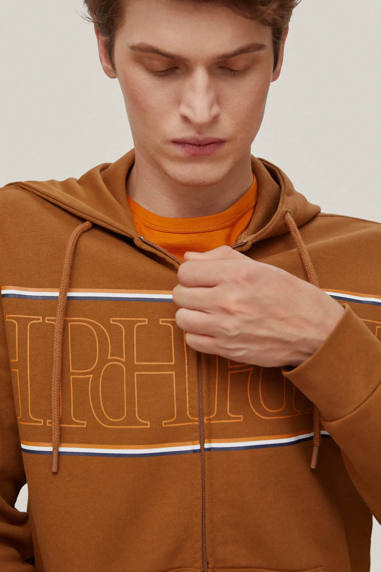 Cardigan Capucha Logo^Pedro del Hierro Cheap