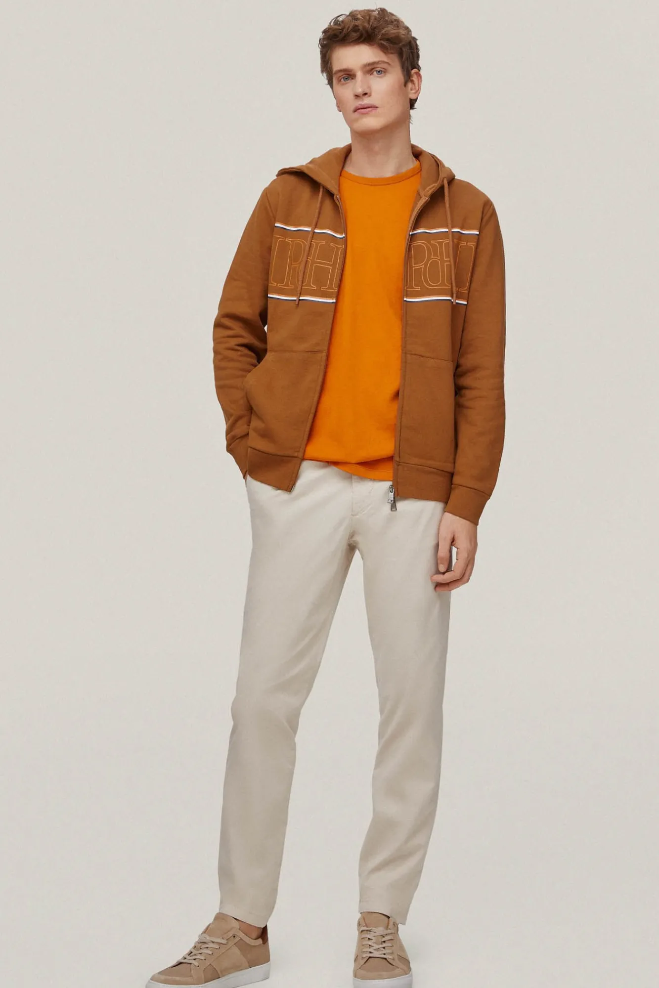 Cardigan Capucha Logo^Pedro del Hierro Cheap