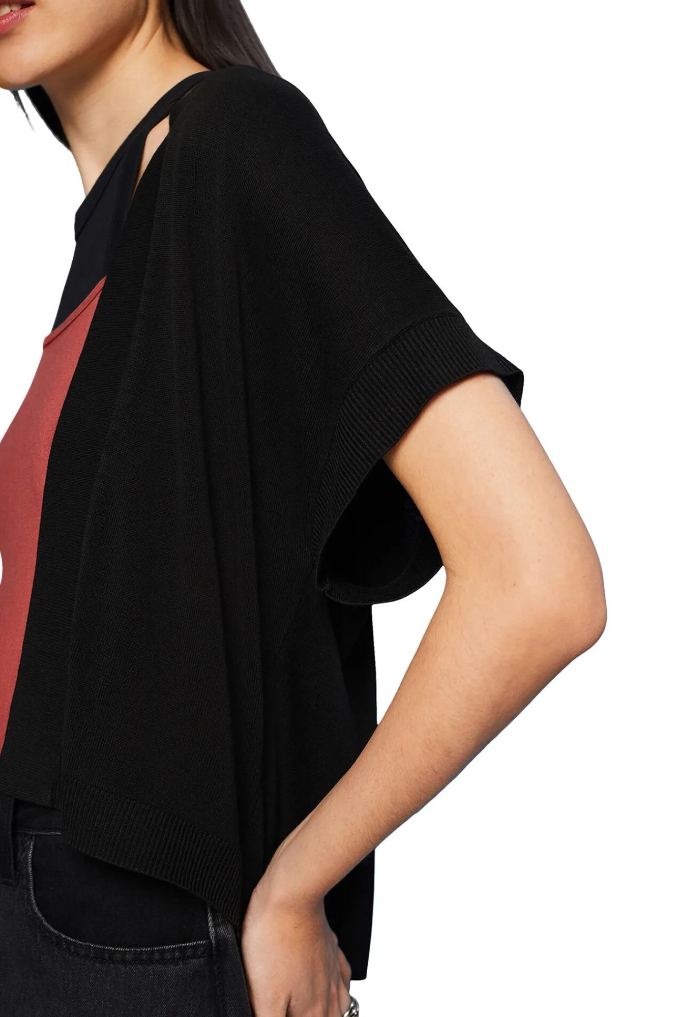 Cardigan Corto Abierto Manga Corta^Esprit Discount