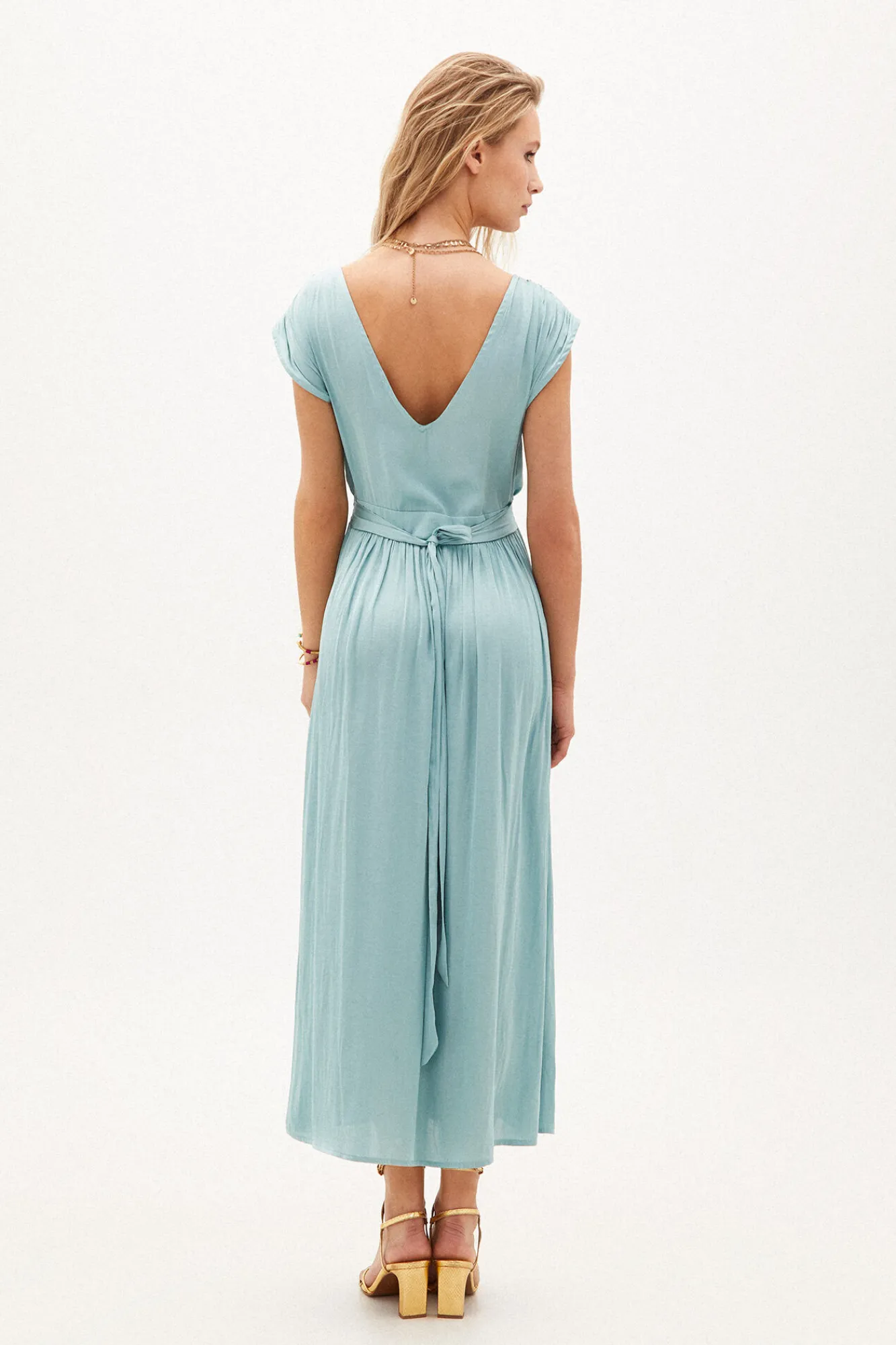 Carmela. Vestido Midi Satinado^Hoss Intropia Best