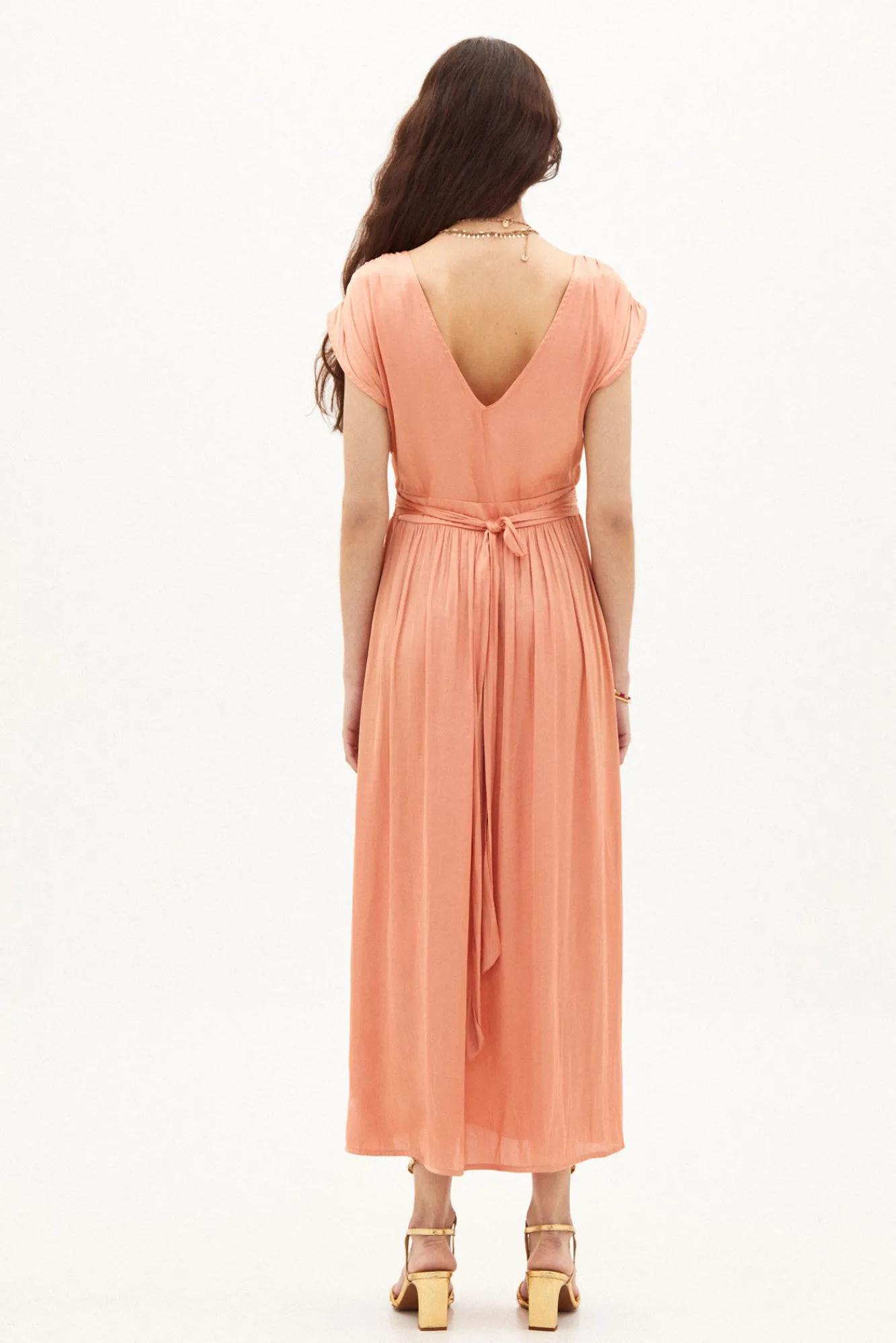 Carmela. Vestido Midi Satinado^Hoss Intropia Shop