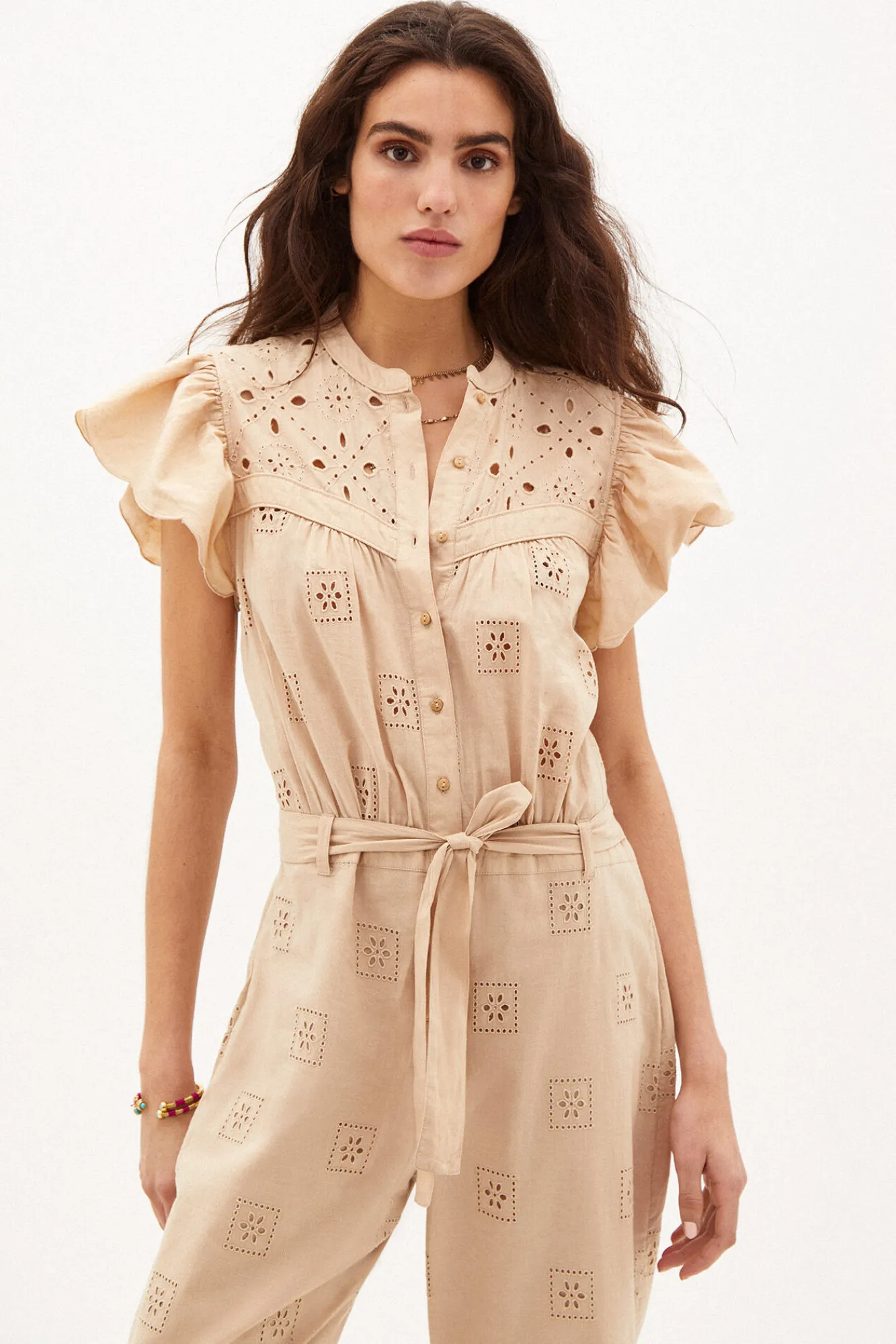 Carola. Mono De Algodon Bordado^Hoss Intropia Fashion